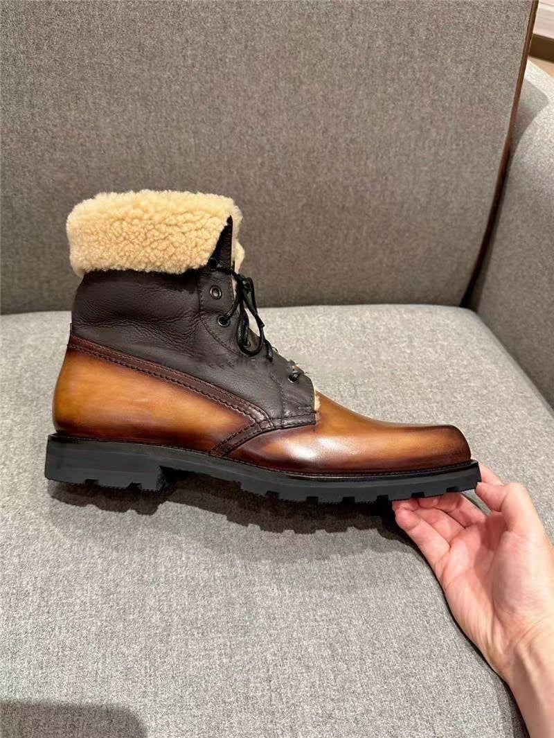 Ultima Wool Sheepskin and Leather Boots