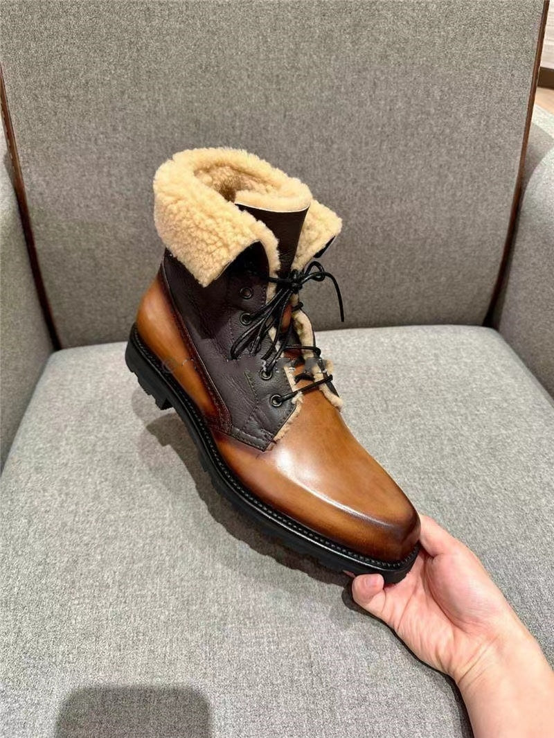 Ultima Wool Sheepskin and Leather Boots