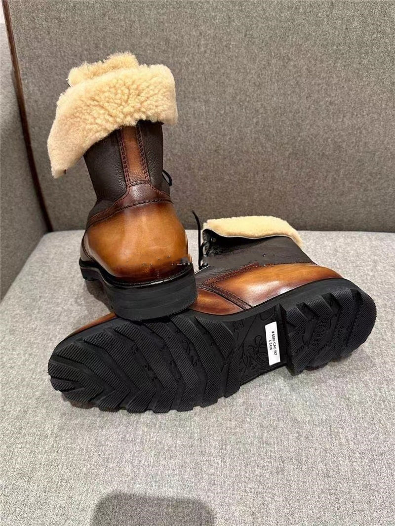 Ultima Wool Sheepskin and Leather Boots