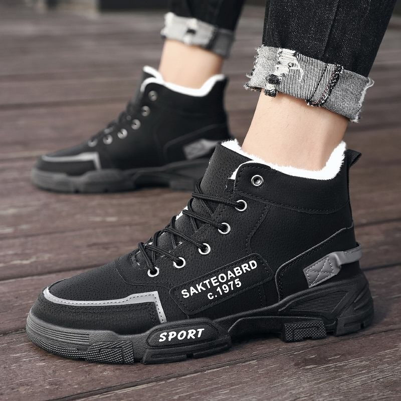 Men's Insulated Sport Boots - Fleece-Lined & Slip-Resistant