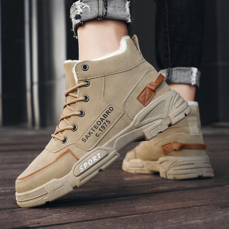 Men's Insulated Sport Boots - Fleece-Lined & Slip-Resistant