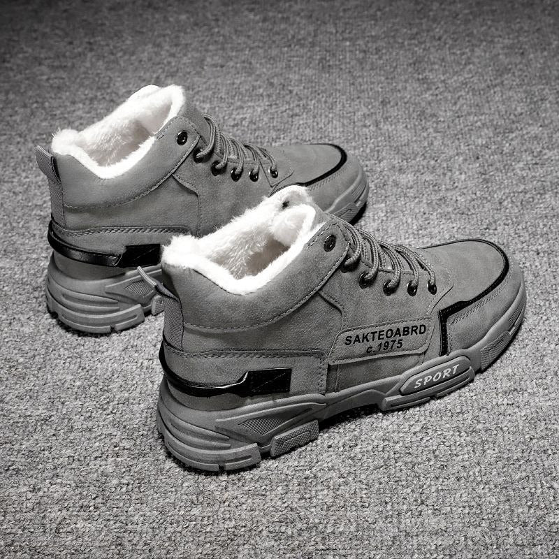 Men's Insulated Sport Boots - Fleece-Lined & Slip-Resistant
