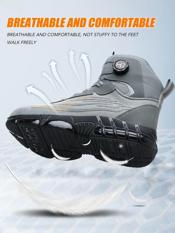 Apex Shield | Indestructible Steel Toe Safety Shoes With Rotary Dial