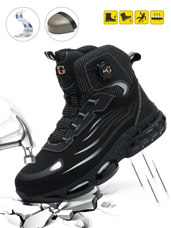 Apex Shield | Indestructible Steel Toe Safety Shoes With Rotary Dial