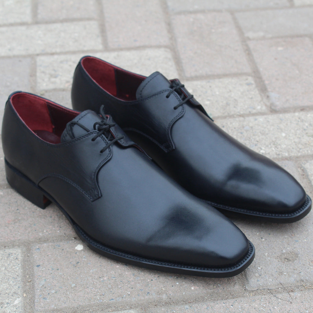 Black Calf Leather Classic Dress Shoes
