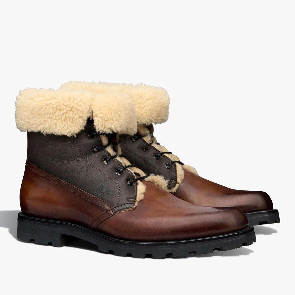 Ultima Wool Sheepskin and Leather Boots