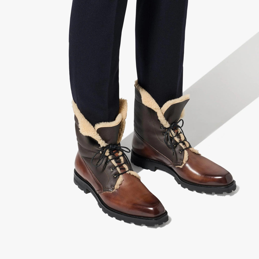 Ultima Wool Sheepskin and Leather Boots