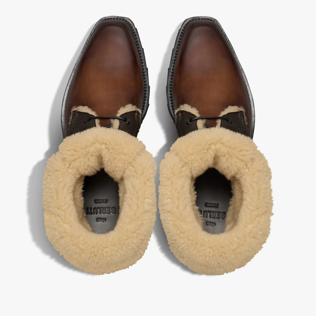 Ultima Wool Sheepskin and Leather Boots