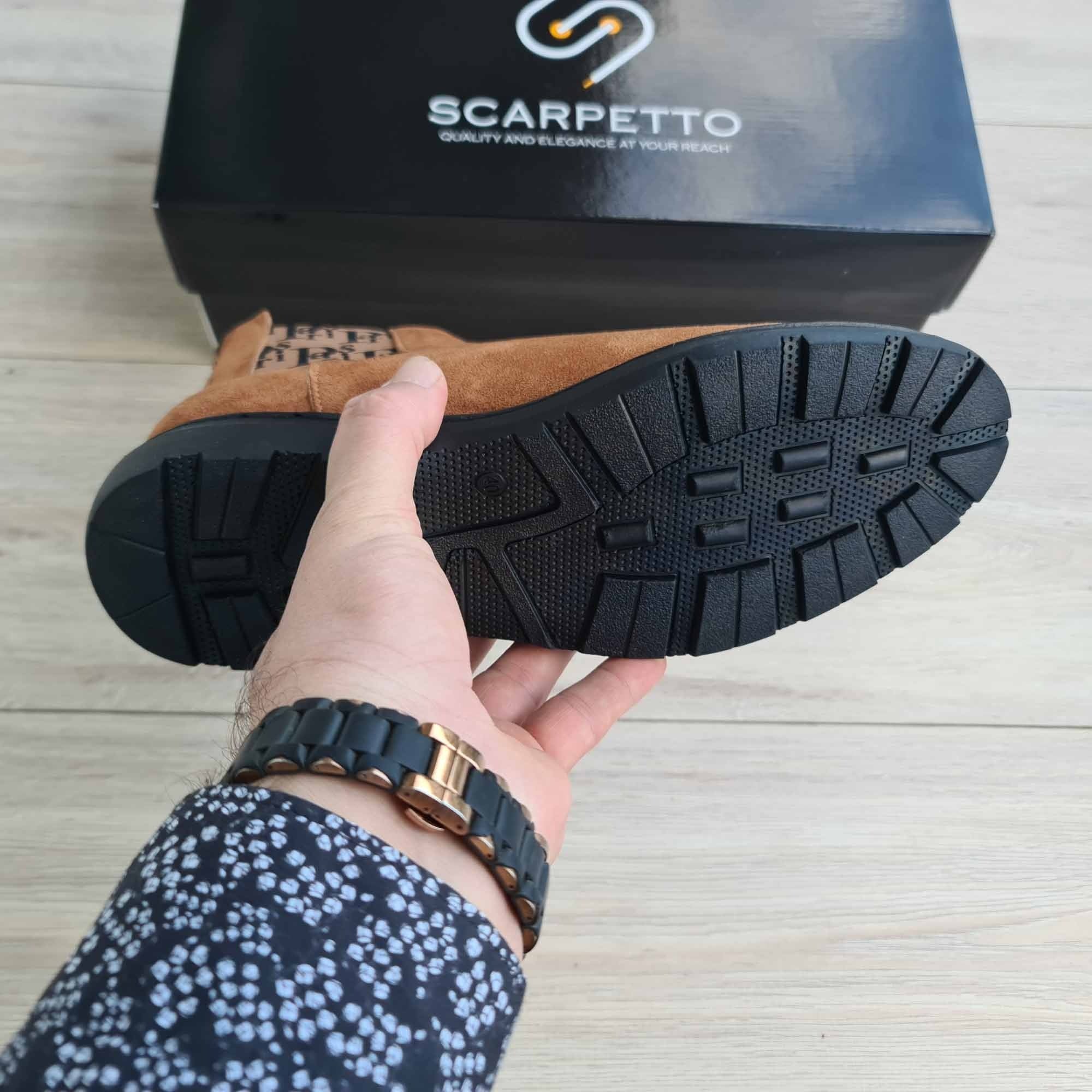 Paris Men's Genuine Suede Leather Boots