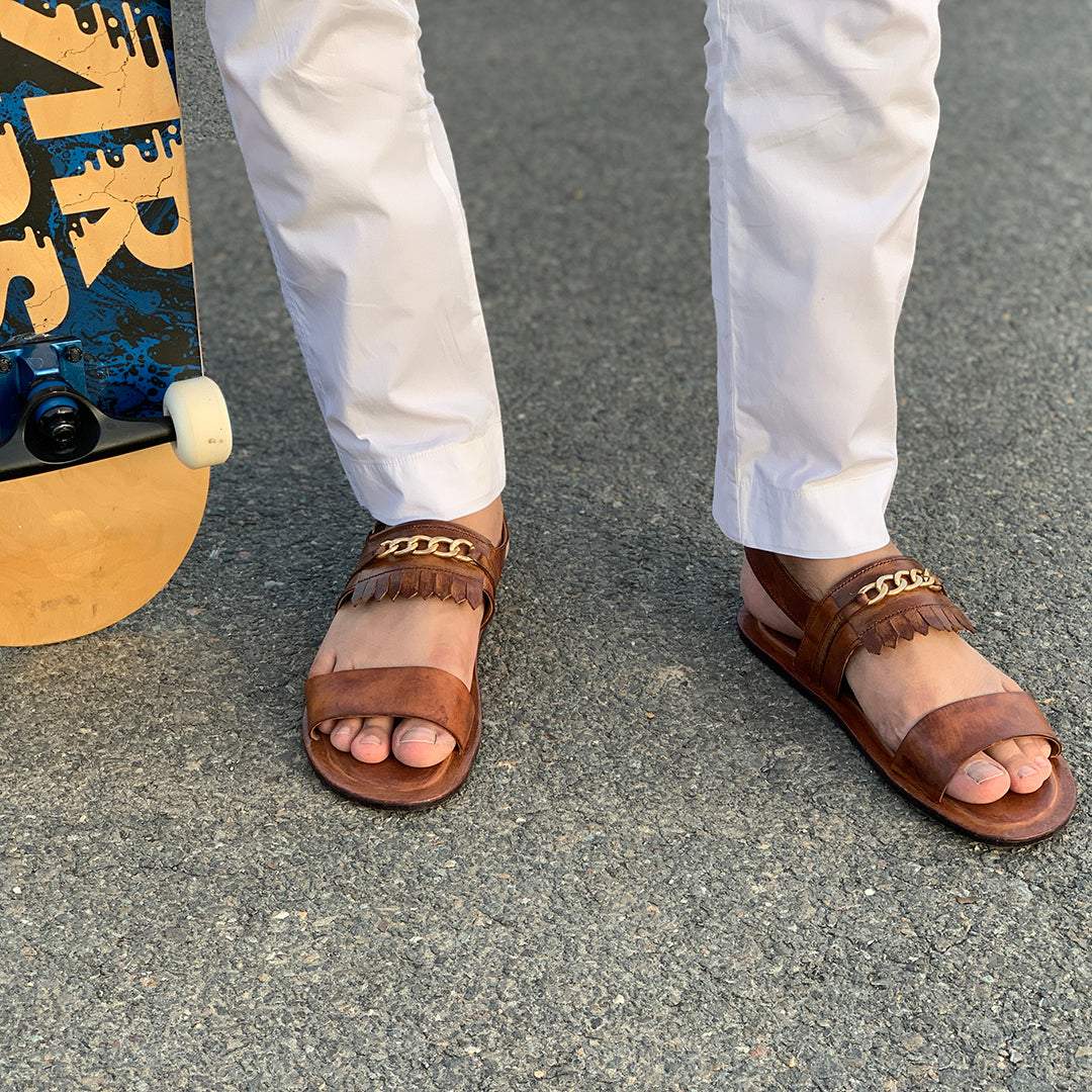 The Greek Brown Sandal