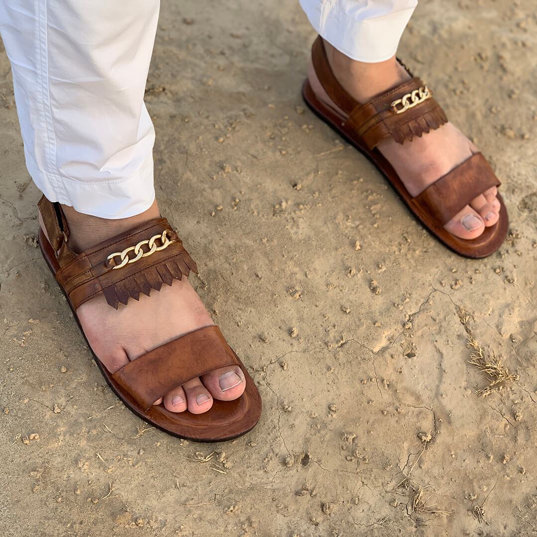 The Greek Brown Sandal