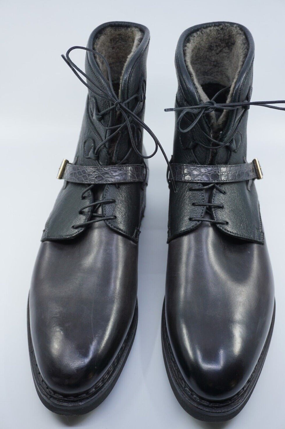 Handcrafted Padded Leather Boots