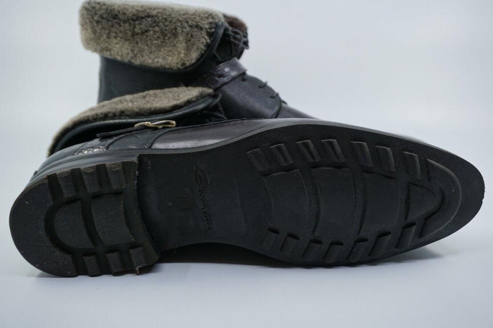 Handcrafted Padded Leather Boots