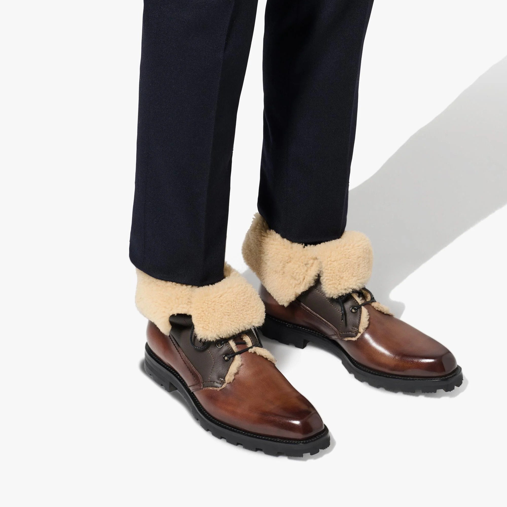 Ultima Wool Sheepskin and Leather Boots