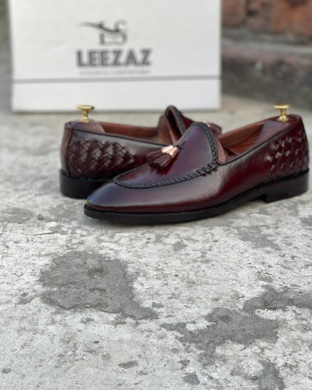 Black Leather Loafers-007