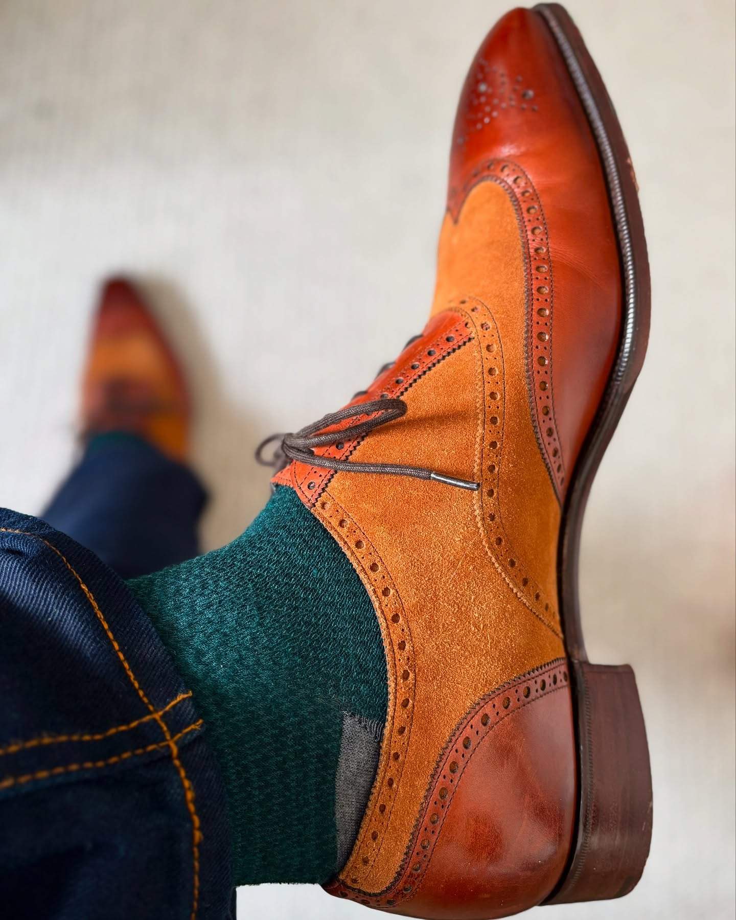 Brogue Sculpted Oxfords