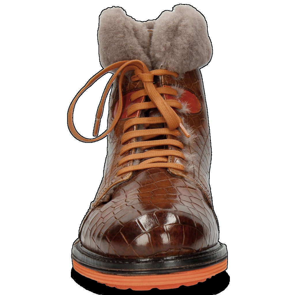 Brown Designer Fur Boots