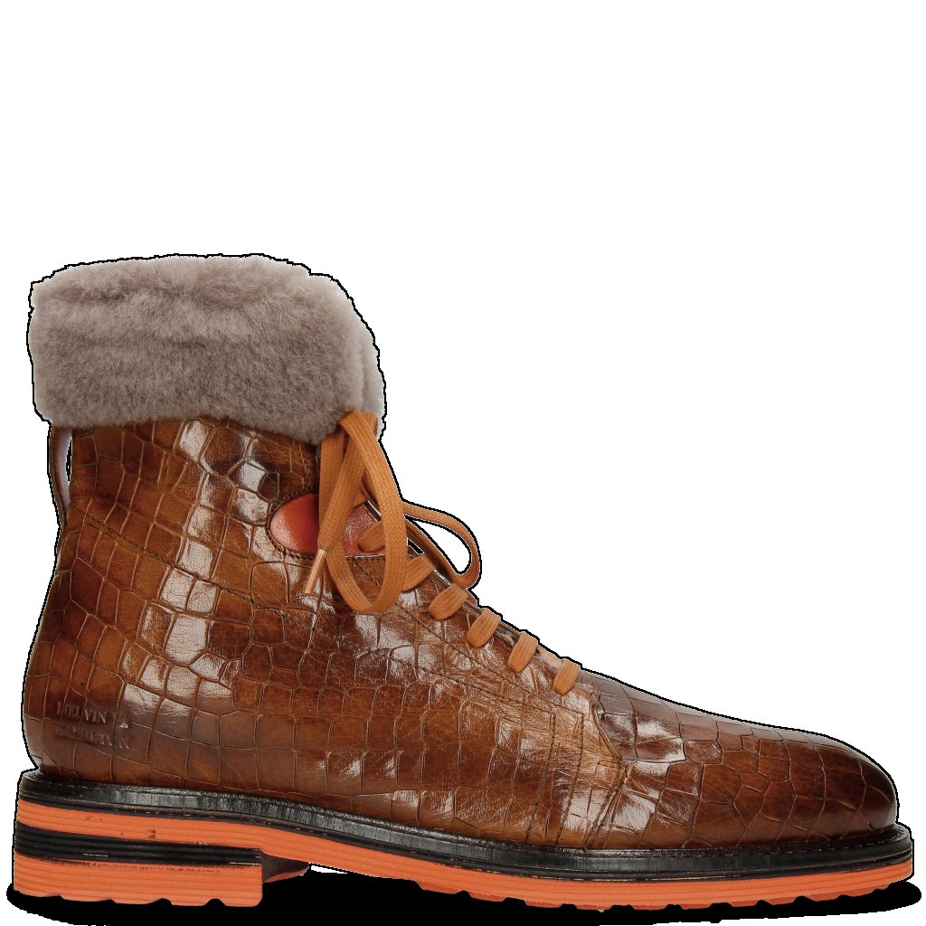 Brown Designer Fur Boots